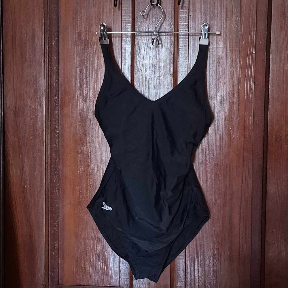 Speedo Swimsuit Black Size 6
